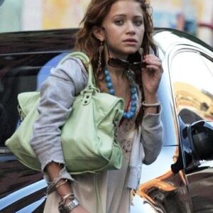 Balenciaga mint green city bag